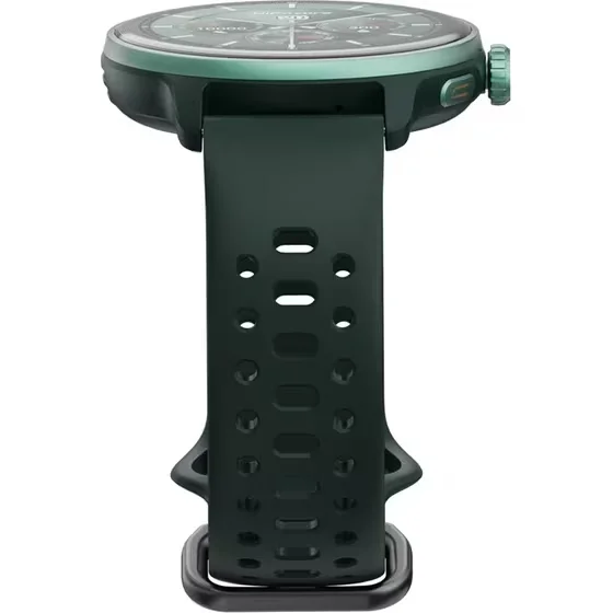 HiFuture Vela Dark Green, 1.43" AMOLED, GPS +Compass + Altimeter, 466*466, Support Local Music(100M Space), Support AI Coach for Training, Powered by Dual Core, Bluetooth Call, 5ATM Waterproof, 24/7 True Heart Rate & Blood, Oxygen Sensor, Up to 10 days