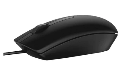 Мишка Dell MS116 оптична, жична, 1000 dpi, черна