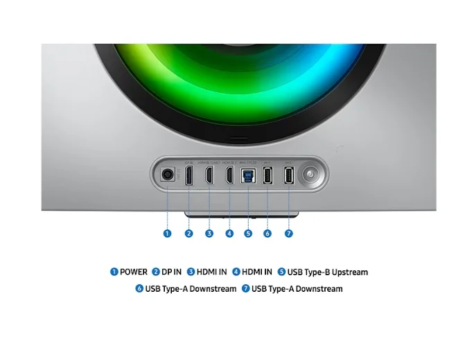 Samsung LS34DG850, 34'' CURVED Odyssey G8 OLED, 1800R, 175 Hz, 0.1 ms GTG, 21:9, 3440 x 1440, Smart, 2xUSB C, Mini DP, Micro HDMI 2.1, Wi-Fi 5, BT 5.2, Speakers, 178°/178°, Silver + Logitech G102 Mouse, Lightsync RGB, 8000 DPI, 6 Programmable Buttons