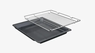 Bosch HBA534BW3 SER4, Oven A+, ecoClean back+Hydro, 7 HM, 1 lvl rail, White