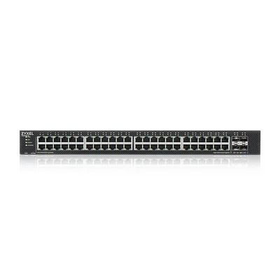 ZyXEL  XGS1935-52, 52 Port Lite-L3 Smart Managed Switch, 48x Gigabit Copper and 4x 10G SFP+, hybrid mode, standalone or NebulaFlex Cloud