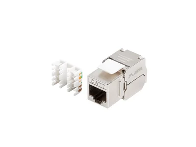 Lanberg keystone module toolless rj45 CAT.7 ftp 180°
