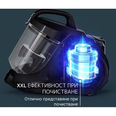 Прахосмукачка Rowenta RO3726EA Compact Power Cyclonic 750W, 1.5L, без торба, сив