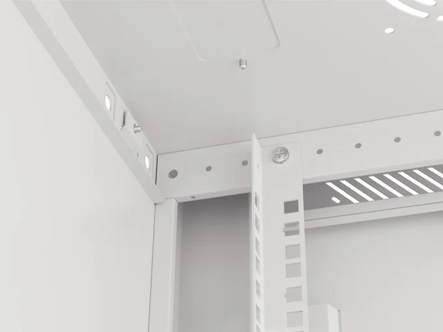 Lanberg rack cabinet 19" wall-mount 12U/600x450 for self-assembly with metal door grey (flat pack)