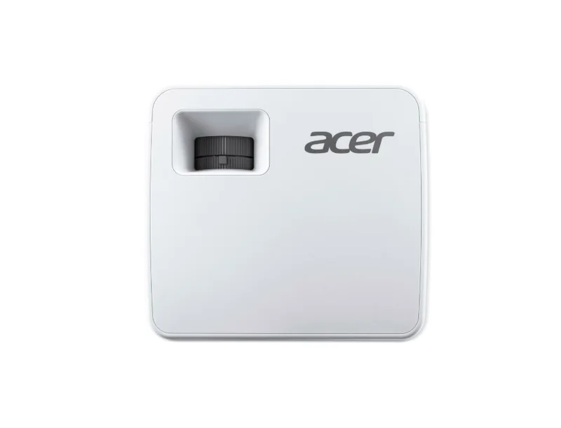 Acer Projector PD1500, DLP Portable, FHD (1920x1080), 1500 ANSI Lumens, 5000:1, 1.1x, LED Light Source, 360° Projection, HDMI 1.4, DC Out (5V/2.0A), USB (Type A), Audio in/out, Speaker 5W, Bag, 2.3 kg, 3Y, White