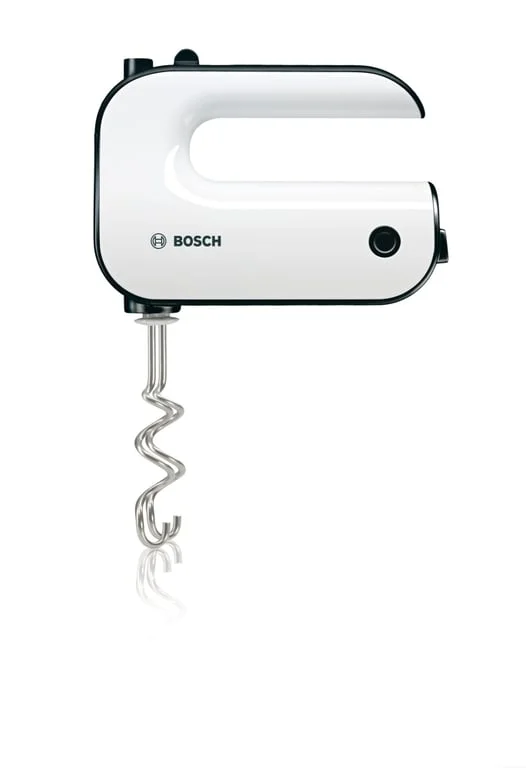 Bosch MFQ4020, Hand mixer, Styline, 450 W, with innovative FineCreamer stirrers, blender attachment, 5 speed settings, additional pulse/turbo setting, White -black