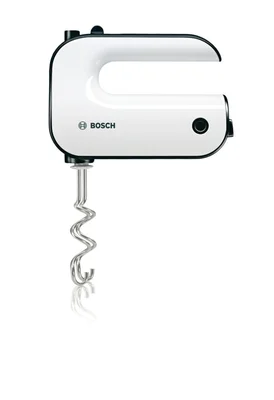 Bosch MFQ4020, Hand mixer, Styline, 450 W, with innovative FineCreamer stirrers, blender attachment, 5 speed settings, additional pulse/turbo setting, White -black