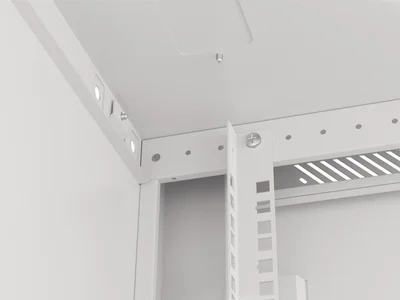 Lanberg rack cabinet 19" wall-mount 9U/600x600 for self-assembly with metal door grey (flat pack)