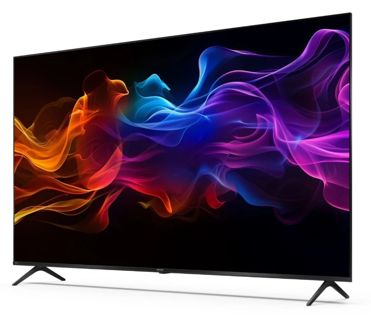 Sharp 65HP5265E, 65" QLED Google TV, 4K Ultra HD 3840x2160 Frameless, 1 000 000:1, AQUOS, DVB-T/T2/C/S/S2, Active Motion 1000, HDR10, Dolby Atmos, Dolby Vision, Google Assistant, Google Cast, HDMI 2.1 with eARC, 3.5mm Headphone jack / line-out, USB, Wi
