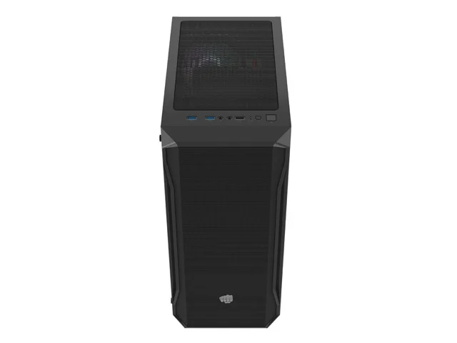 Кутия за компютър FURY Shobo SH4 RGB Middle Tower, прозорец, черен