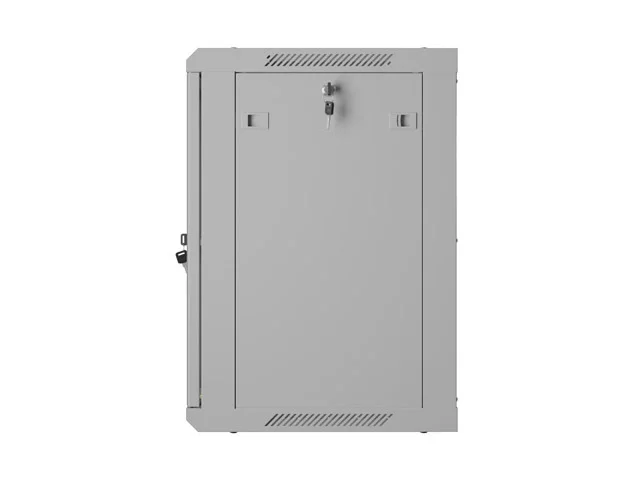 Lanberg rack cabinet 19" wall-mount 12U/600x450 with perforated door grey (flat pack)