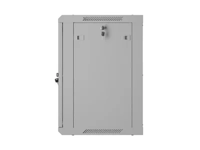 Lanberg rack cabinet 19" wall-mount 12U/600x450 with perforated door grey (flat pack)