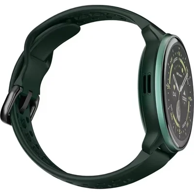HiFuture Vela Dark Green, 1.43" AMOLED, GPS +Compass + Altimeter, 466*466, Support Local Music(100M Space), Support AI Coach for Training, Powered by Dual Core, Bluetooth Call, 5ATM Waterproof, 24/7 True Heart Rate & Blood, Oxygen Sensor, Up to 10 days