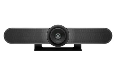 Уеб камера Logitech MeetUp Ultra HD 4K, 120° зрителен ъгъл, моторизиран пан/наклон, 5x HD зуум, вградени микрофони и говорители, черен