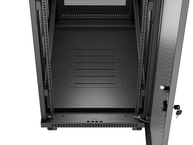 Lanberg rack cabinet 19" free-standing 32U/600X1000 (FLAT PACK) with mesh door LCD black