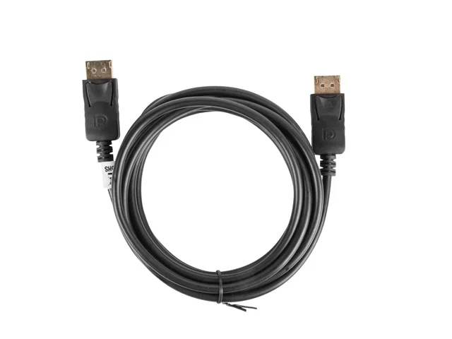 DisplayPort кабел Lanberg 3м 4K, черен
