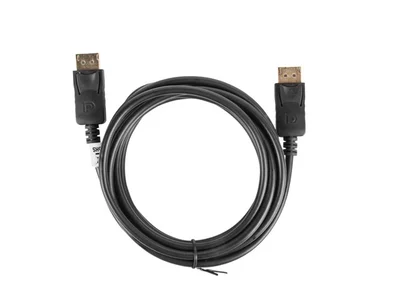 DisplayPort кабел Lanberg 3м 4K, черен