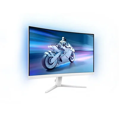Монитор Philips 27M2C5501/00 27" Curved Fast VA WLED 2560x1440 180Hz 1ms бял