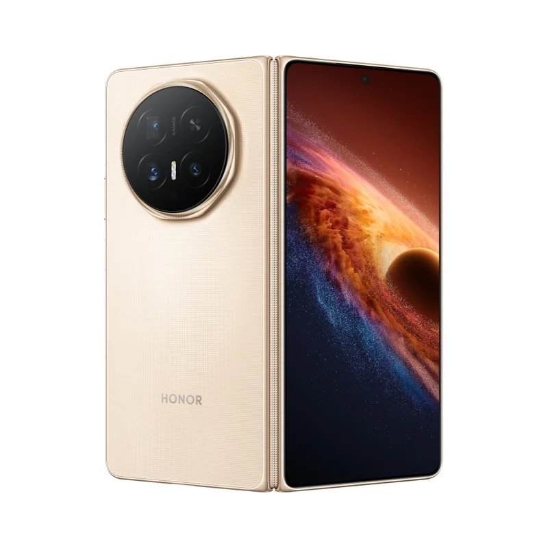 Honor Magic V6 Foldable, Gold, Phenom-N49D,  6.52", unfolded 7.95", OLED 2420x1080, unfolded 2352x2172, Snapdragon 8 Elite Gen 5, (2x4.6GHz +6x3.6GHz), 16GB, 512GB, 64+50+50MP/20+20MP, Li-Po 6 660mAh, FPT, BT, USB Type-C, Android 16, MagicOS 10