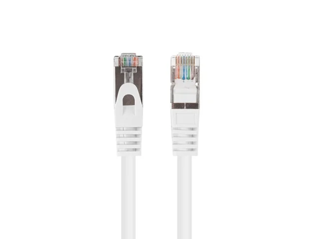 Lanberg patch cord CAT.6 FTP 0.25m fluke passed (10-pack), white