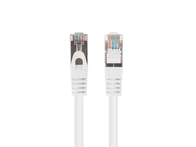 Lanberg patch cord CAT.6 FTP 0.25m fluke passed (10-pack), white