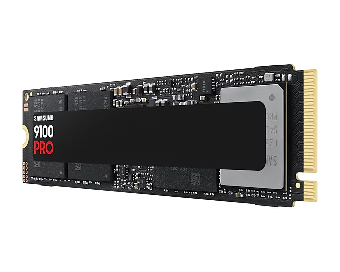Samsung SSD 9100 PRO 1TB PCIe 5.0 NVMe 2.0 M.2  Read 14700 MB/s Write 13300 MB/s