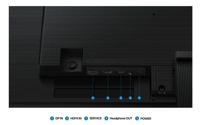 Samsung LS32H700 32" VA LED 60 Hz, 5 ms GTG, 3840x2160, 300 cd/m2 Display Port 1.4 HDMI 2.2, Black