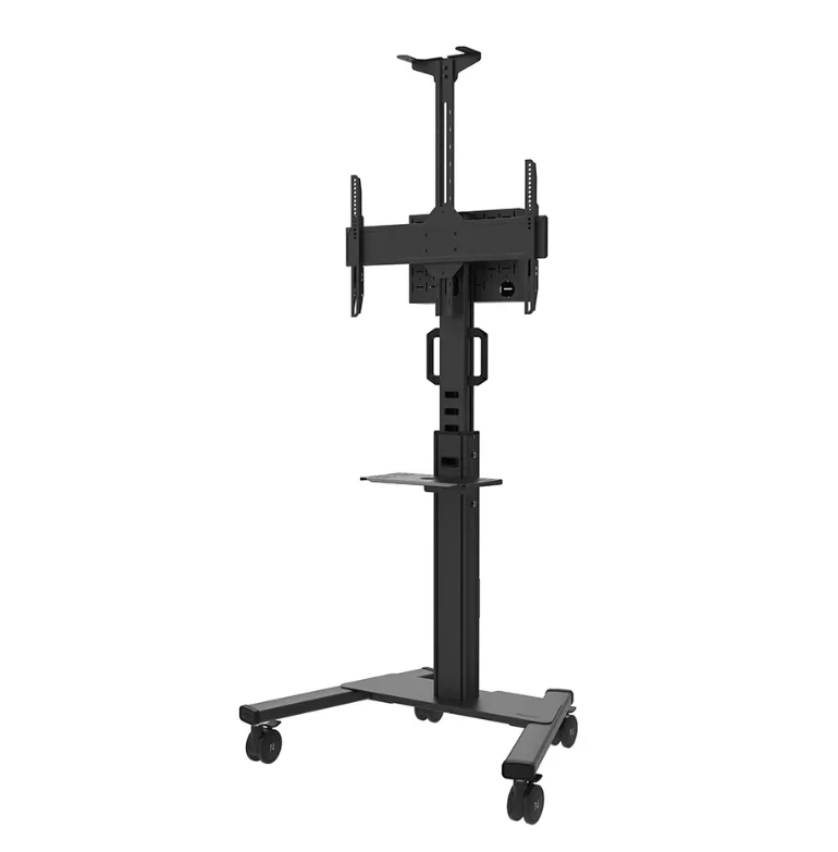 Neomounts Select Mobile Display Floor Stand (37-75") 10 cm. Wheels, Black