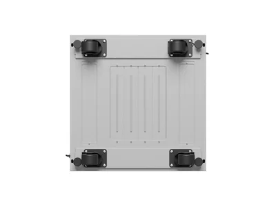 Lanberg rack cabinet 19" free-standing 15U/600x600 (flat pack) with glass door lcd grey v2
