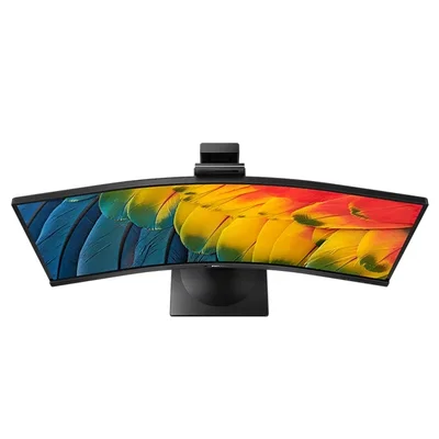 Philips 34B1U5600CH, 34" Curved 1500R, VA, WLED, 3440x1440@120Hz, 4ms GtG, 350cd m/2, 3000:1, 50m:1 DCR, Adaptive Sync, FlickerFree, Low Blue Mode, 5Wx2, Webcam 5MP, Tilt, Height Adjust, Swivel, HDMI, DP, USB hub, KVM, RJ45