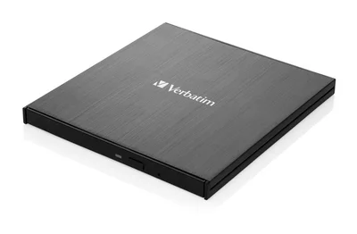 Външно оптично устройство Verbatim Slimline CD/DVD Writer USB 3.2 Gen 1/USB-C
