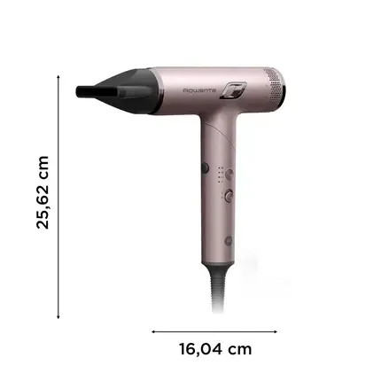 Сешоар Rowenta HY8530E0 Nano Fold 1700 W, розово злато
