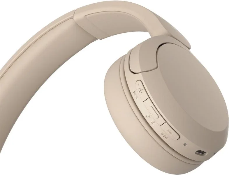 Слушалки Sony WH-CH520 крем