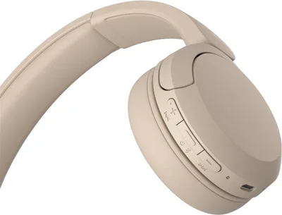 Слушалки Sony WH-CH520 крем