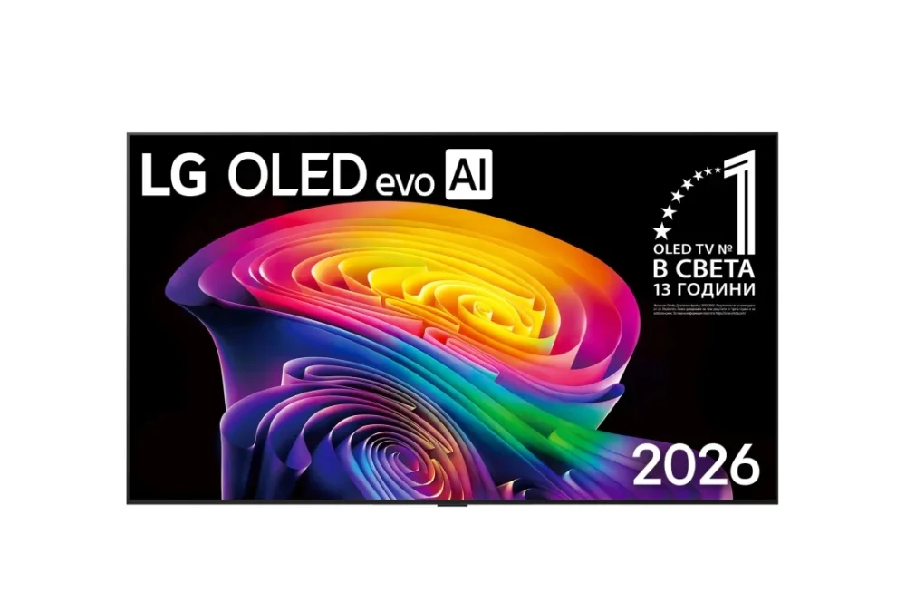 LG OLED77C61LA, 77" OLED evo, 4K (3840 x 2160), DVB-C/T2/S2, Alpha 11 AI 4K Gen3, 120Hz Native (VRR 165Hz), ThinQ AI, HDR10, NVIDIA G-SYNC, AMD FreeSync, Dolby Vision, Dolby Atmos, AI Agent, Wi-Fi 6E, Bluetooth, eARC (HDMI 2), USB, Airplay 2, CI slot, Mu