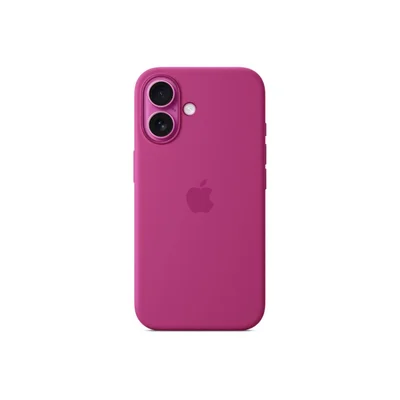 Apple iPhone 16 Silicone Case with MagSafe - Fuchsia (Seasonal)