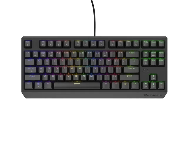 Геймърска клавиатура Genesis Thor 230 TKL Outemu Red RGB Black Hot Swap