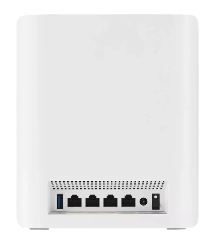 Asus Mesh WiFi system, ZenWiFi BT8 2PK, BE14000, Tri-Band, up to 540m2, Tri-Core 1.8GHz CPU, 128MB/1GB Flash/RAM, 2.5G dual-port, Smart Home Master SSIDs, AiProtection Pro, Adaptive QoS, VPN server/client, IPTV, OFDMA, AiMesh,White