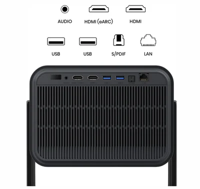 Hisense C3 Smart mini Laser Projector, 4K Ultra HD 3840x2160, 2000:1, 2500 lum, 60 Hz, Digital Zoom,Dolby Vision, HDR10+(decoding), HDR10, HLG, 2*10W, Silver