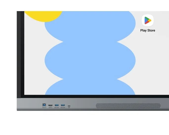 Samsung Interactive E-Board WA86FP 86" All-in-One Video Android OS 4K Digital Flipchart TOUCH 48MP Camera Wi-Fi, Black