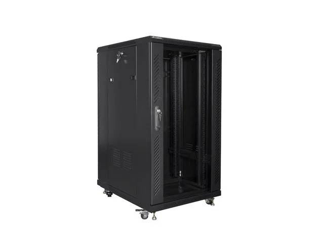 Lanberg rack cabinet 19" free-standing 22U/600x800 (flat pack) black