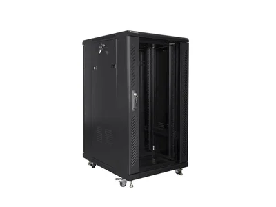Lanberg rack cabinet 19" free-standing 22U/600x800 (flat pack) black