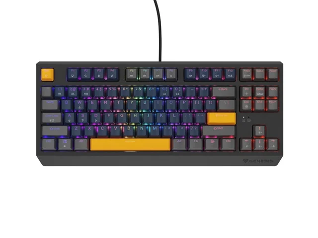 Геймърска клавиатура Genesis Thor 230 TKL RGB Mechanical Outemu Panda Black