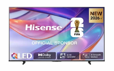 Hisense 43" E7S, 4K Ultra HD 3840x2160, QLED, Quantum Dot, HDR 10+, HLG, Dolby Vision, Light Sensor, Smart TV, WiFi 5GHz, WiFi Direct, BT, Anyview Cast, 3xHDMI, 2xUSB, LAN, CI+, DVB-T2/C/S2, Black