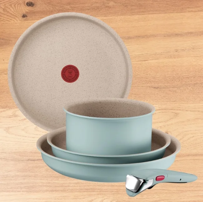 Комплект съдове за готвене Tefal – L8049502 Ingenio Harmony, 5 части, алуминий, подвижна дръжка