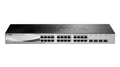 D-Link 24 10/100/1000 Base-T port with 4 x 1000Base-T /SFP ports