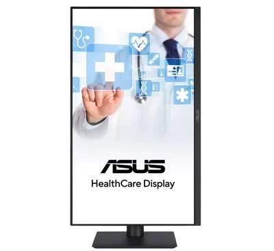 Asus HA2741A HealthCare Monitor, 27”, WLED/IPS, QHD (2560 x 1440), 3.6MP AGLR, DICOM Part 14 GSDF, DICOM Preset, Auto Calibration, JND < 10%, Antibacterial Treatment, USB-C, HDMI, DisplayPort Daisy-chain, Ergonomic Stand, Black