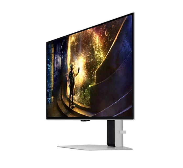 Samsung 27DG610 27" Odyssey G6 Smart, OLED, 240 Hz, 1 ms GTG, 2560x1440, DP 1.4, 2xHDMI 2.1, 2xUSB, Wi-Fi, Bluetooth, Tizen, Silver