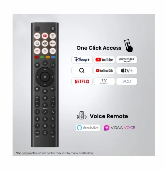 Hisense 65" A7S, 4K Ultra HD 3840x2160, QLED, HDR 10+, HLG, Dolby Vision, Dolby Atmos, Smart TV, Light Sensor, WiFi Direct, BT, Anyview Cast, 3xHDMI, 2xUSB, LAN, CI+, DVB-T2/C/S2, Black