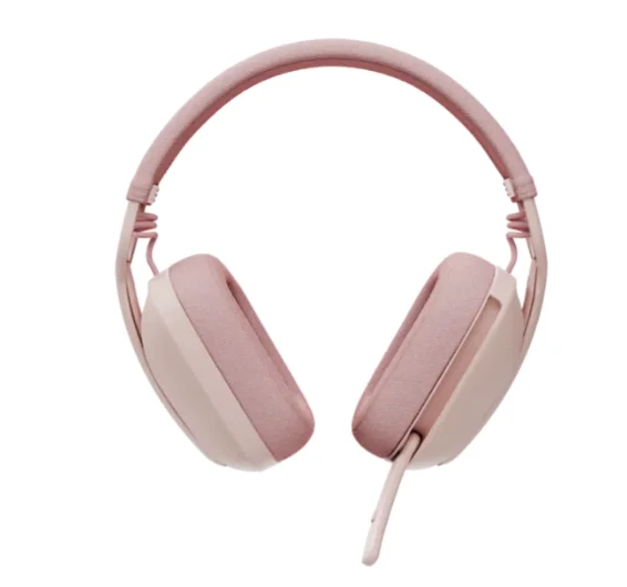Безжични слушалки Logitech – Zone Vibe 100, Bluetooth, розови